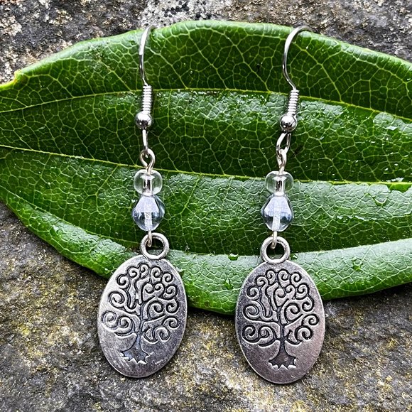Artisan Jewelry - Tree of Life Earrings Handmade